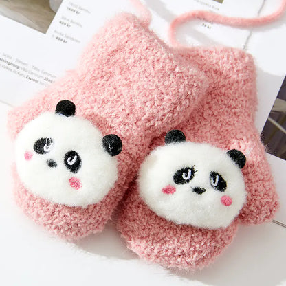 Cute Cartoon Baby Winter Finger Gloves